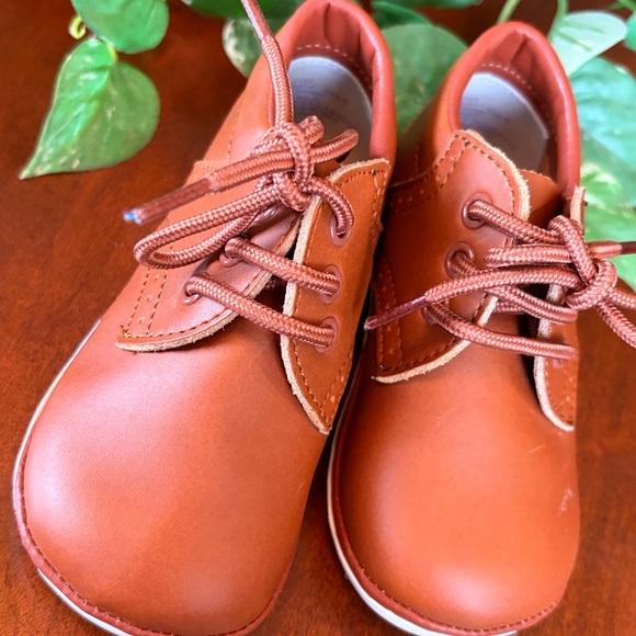 Angel Other - Angel Brown Kids Lace-Up Oxford shoes.